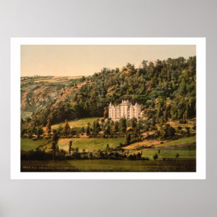 Vintages Frankreich, Le Cantal, Chateau Anteroche Poster