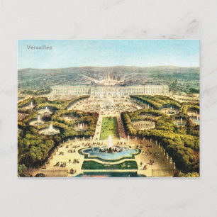 Vintages Frankreich, Palais de Versailles Postkarte