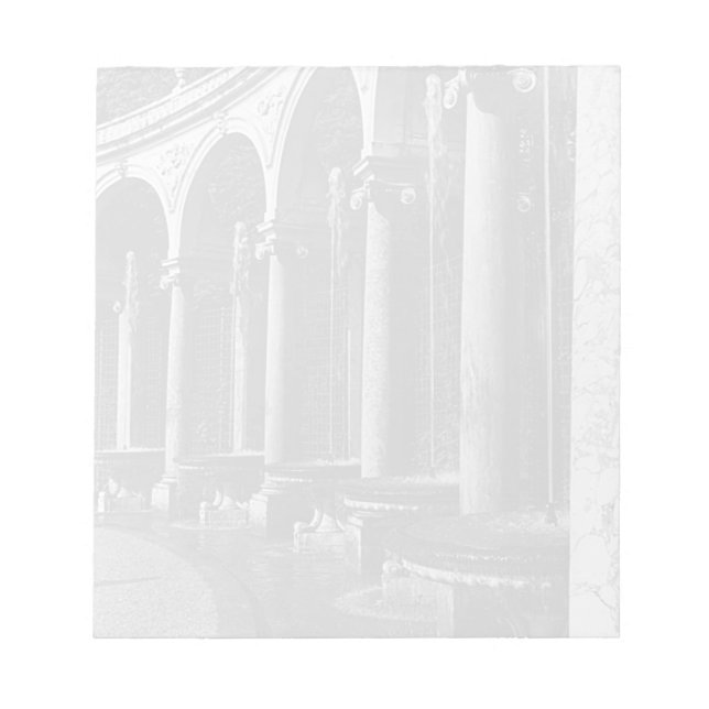 Vintages Frankreich Palast Versailles Notizblock (Vorderseite)