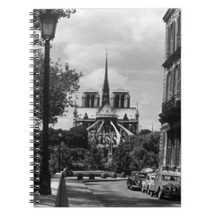 Vintages Frankreich Paris Notre dame Saint Lupis Notizblock