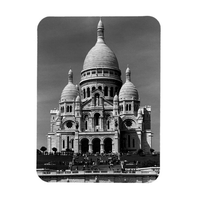 Vintages Frankreich Paris Sacre Coeur Basilica 197 Magnet (Vertikal)