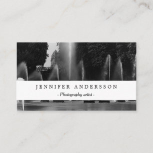 Vintages Frankreich Versailles Palast Neptune Brun Visitenkarte