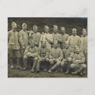 Vintages Französisch, Soldaten Erster Weltkrieg Postkarte