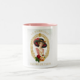 Vintages Französisch Zweifarbige Tasse