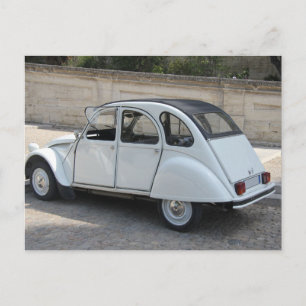 Vintages französisches Auto Postkarte