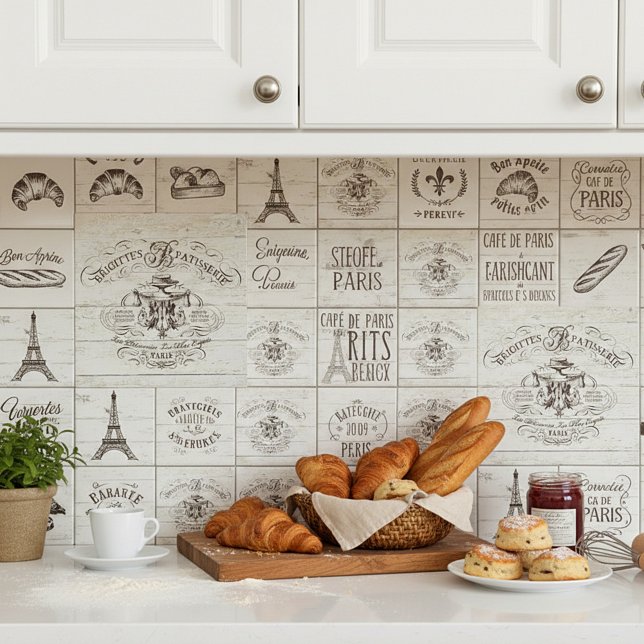 Vintages französisches Bäckereizeichen Fliese (Von Creator hochgeladen)
