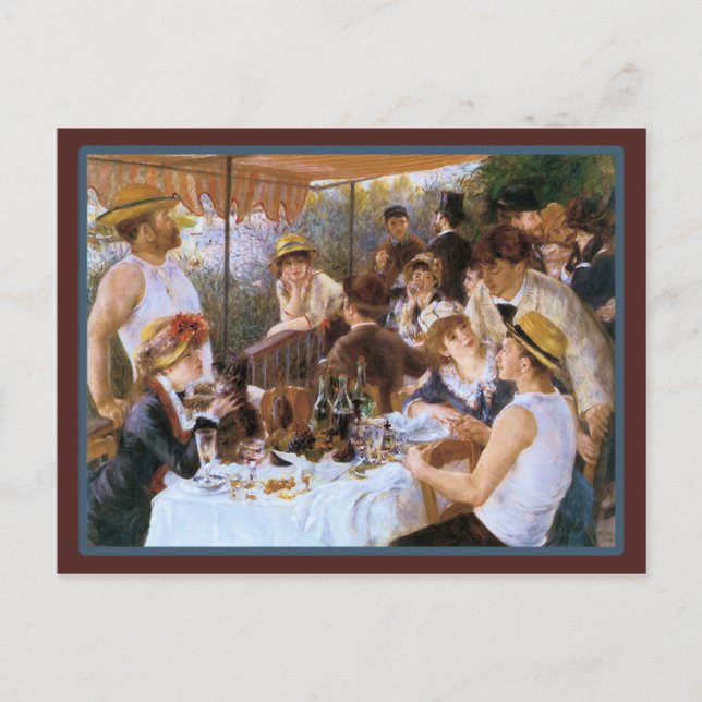 Vintages französisches Bar Café Postkarte (Vorderseite)