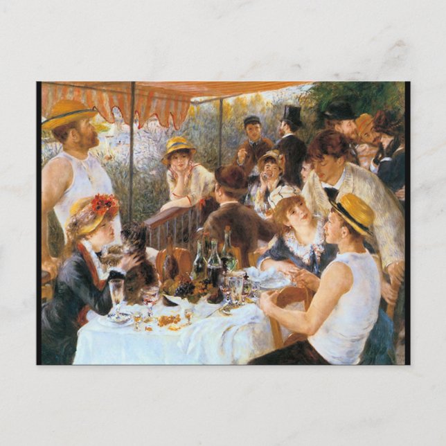 Vintages französisches Bar-Café Postkarte (Vorderseite)