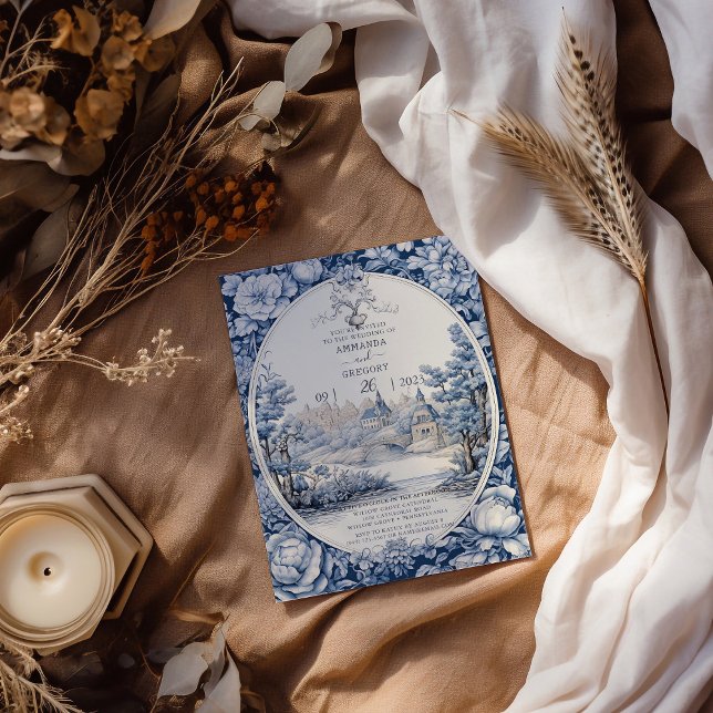 Vintages Französisches Blumenmuseum Einladung (Von Creator hochgeladen)