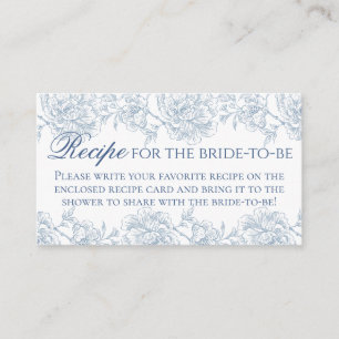 Vintages französisches Blumenzilo Begleitkarte