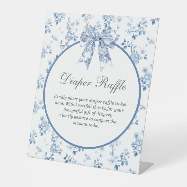 Vintages französisches Chinoiserie Diaper Raffelze Sockelschild (Vorderseite)