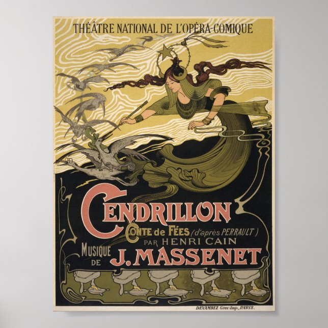 Vintages französisches Kindertheaterposter Poster (Vorne)