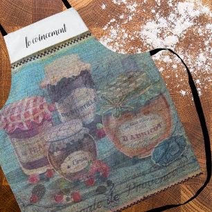 Vintages französisches Land behält sich Marinebuss Schürze