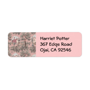 Vintages französisches Landschaftsbild