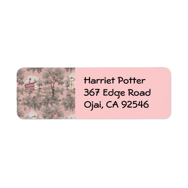 Vintages französisches Landschaftsbild (Vorne)