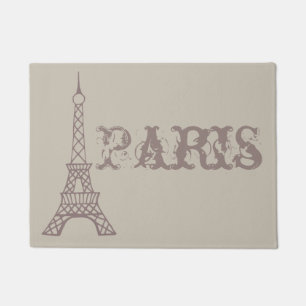 Vintages französisches Paris Eiffelturm Doormat Ru Fußmatte