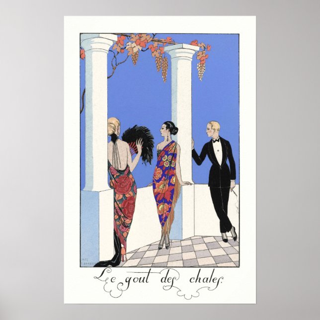 Vintages französisches Portrait Poster (Vorne)