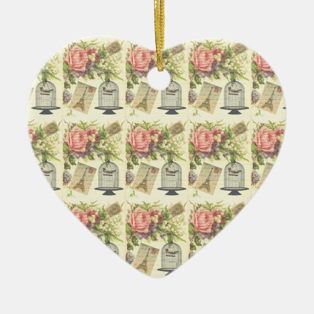 Vintages französisches Thema Dekoration (Vorne)