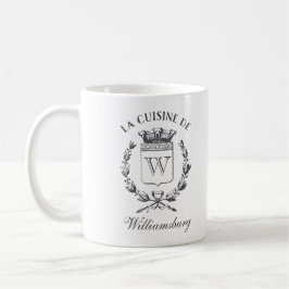Vintages französisches Wappen Küche des Individuel Kaffeetasse