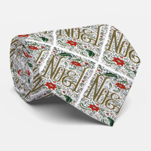 Vintages französisches Weihnachtsgeschenk-Weihnach Krawatte