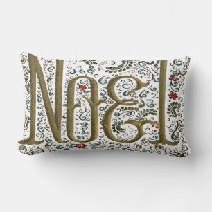 Vintages französisches Weihnachtsgeschenk-Weihnach Lendenkissen