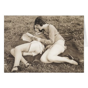 Vintages Frauen-Ablesen