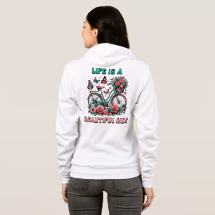 Vintages Frauenrad Hoodie