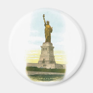 Vintages "Freiheitsstatue" Plakat Magnet
