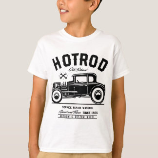 Vintages Frisierte Auto Alte Schulgeschwindigkeit  T-Shirt