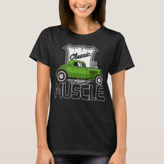 Vintages Frisierte Auto, klassische Frisierte Auto T-Shirt