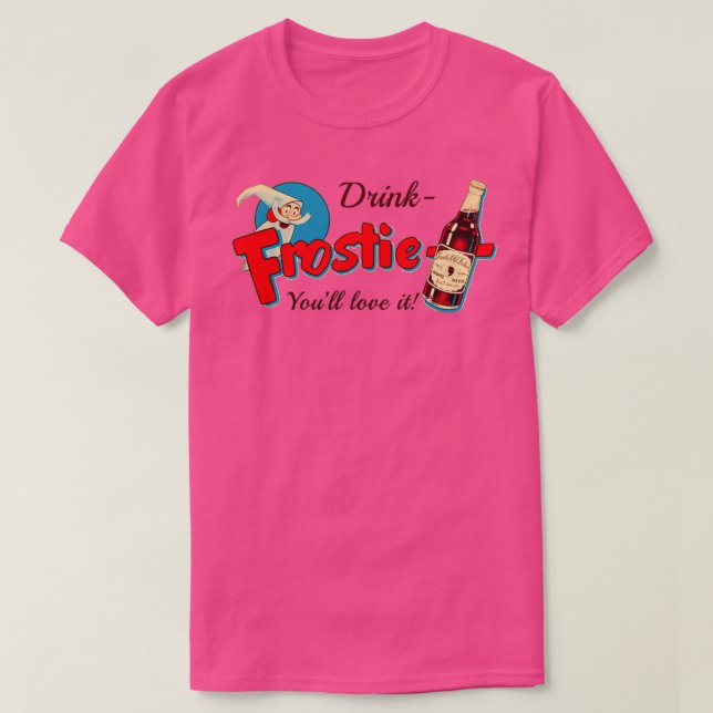 Vintages Frostie Root Beer Design T-Shirt (Design vorne)