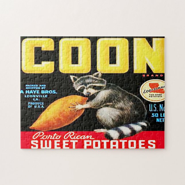 Vintages Fruchtkorb-Etikett 4 Jigsaw Puzzle (Horizontal)