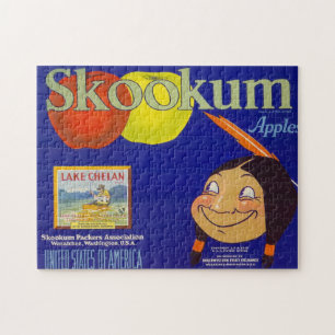 Vintages Fruchtkorb-Etikett 7 Jigsaw Puzzle