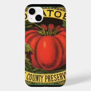 Vintages Fruchtkorb-Etikett Art, Wayne Co Tomaten Case-Mate iPhone Hülle