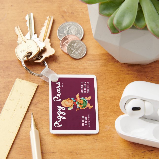 Vintages Fruchtkorb Schlüsselanhänger (Schreibtisch)