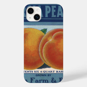 Vintages Fruchtkornlabel Art, Georgia Pfirsiche Case-Mate iPhone 14 Plus Hülle