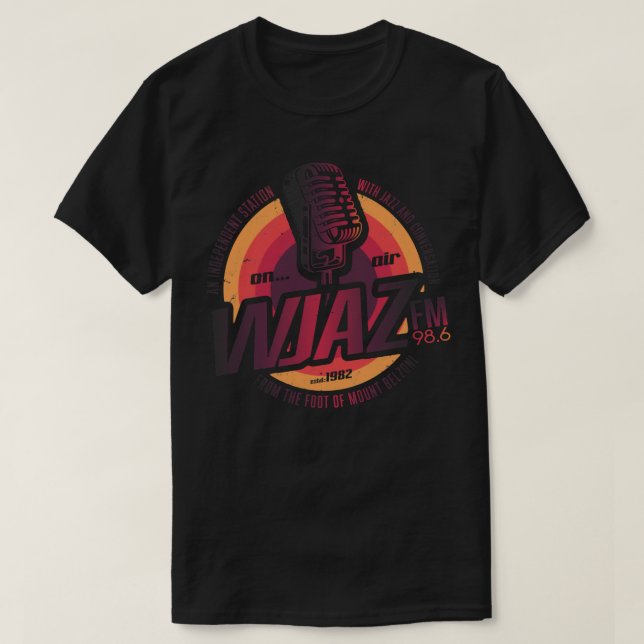 Vintages Funkdesign WJAZ Classic T Shirt (Design vorne)