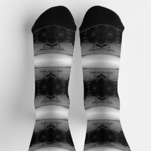 Vintages Fürstentum Monaco Der Hafen Socken