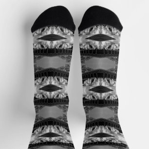 Vintages Fürstentum Monaco Palast Hof Socken