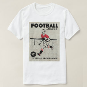 Vintages Fußballprogramm T-Shirt