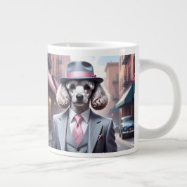 Vintages Gangster Poodle Jumbo-Tasse