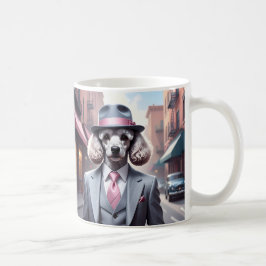 Vintages Gangster Poodle Kaffeetasse