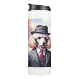 Vintages Gangster Poodle Thermosbecher