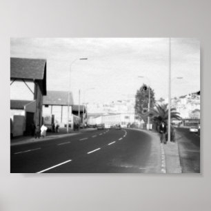 Vintages Gebäude Algerien Algier Poster