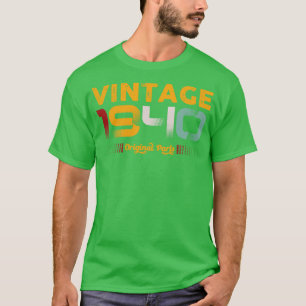 Vintages Geburtstagsgeschenk der Original-Ersatzte T-Shirt
