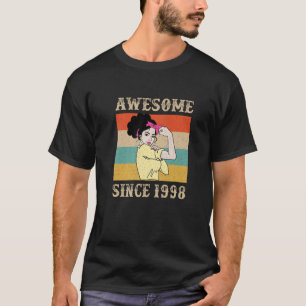 Vintages Geburtstagsgeschenk für Frauen 1998 - 24 T-Shirt