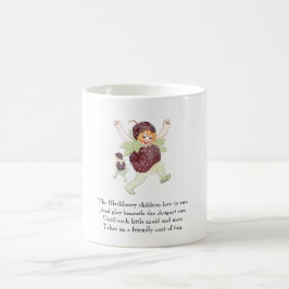 Vintages Gedicht Frucht Rhyme BlackBerry Children  Kaffeetasse