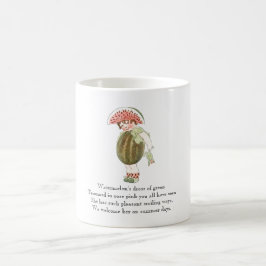 Vintages Gedicht Fruit Rhyme Watermelon Niedlich K Tasse