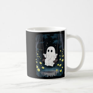 Vintages Geisterschwingen in Forest Night Hallowee Kaffeetasse