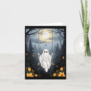 Vintages Geisterschwingen in Forest Night Hallowee Karte